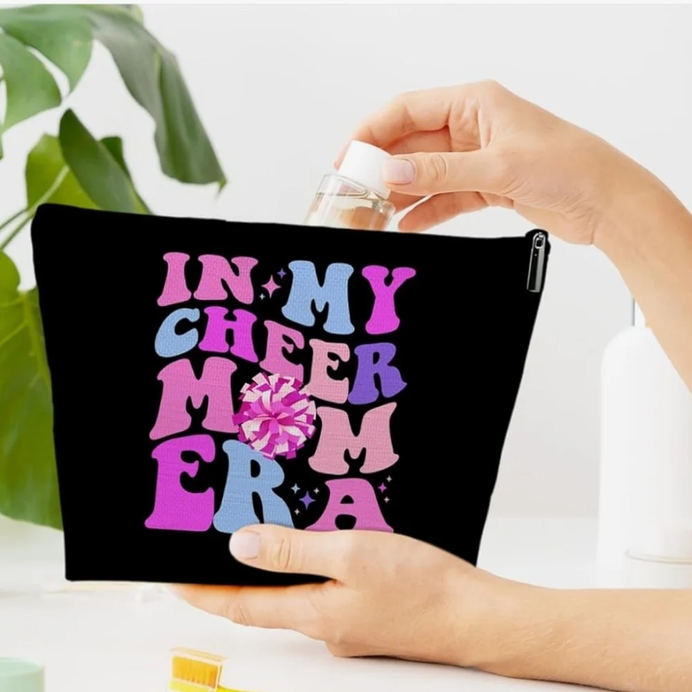 Cheer Mom Gifts Makeup Bag